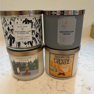 White Barn Marshmallow Fireside Candle Duo